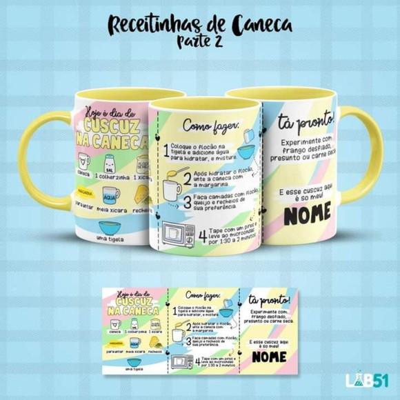 Caneca Personalizada Com Receita