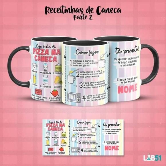 Caneca Personalizada Com Receita