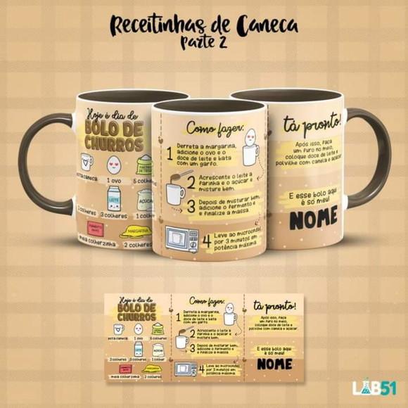 Caneca Personalizada Com Receita
