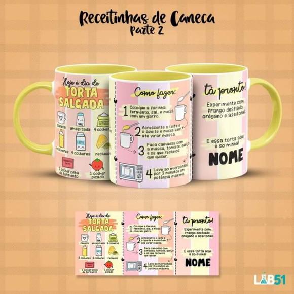Caneca Personalizada Com Receita