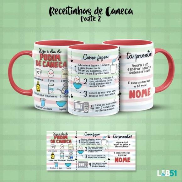 Caneca Personalizada Com Receita