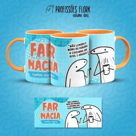 Caneca profissões Flork