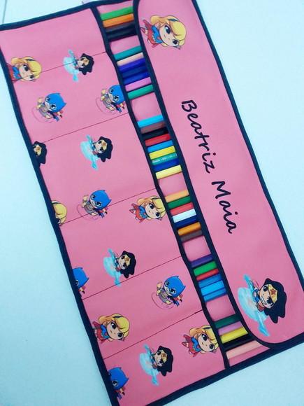Estojo escolar personalizado