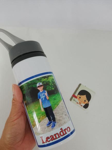 Garrafa Squeeze de Alumínio Volta as Aulas
