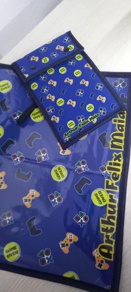 Jogo Americano Impermeável + Porta Talher