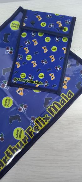 Jogo Americano Impermeável + Porta Talher