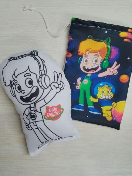 Kit 15 Almofadas Pinte e Lave + Saquinho Personalizado