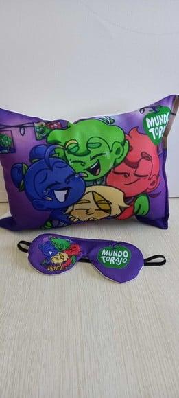 Kit Almofada (20x30) + Máscara de Dormir
