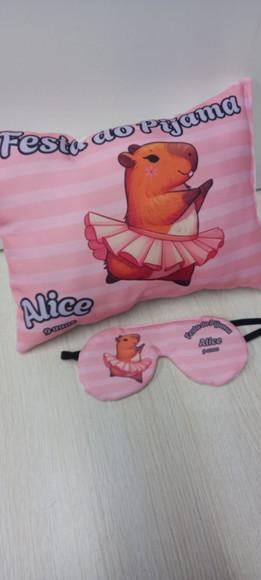Kit Almofadinha (27x19) + Máscara de Dormir