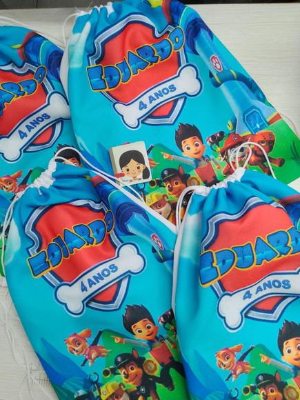 Mochilinha Personalizada em Tecido
