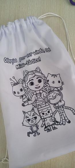 Mochilinha Pinte e Lave com Canetinha