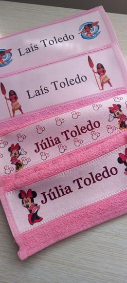 Toalhinha Lavabinho Personalizada