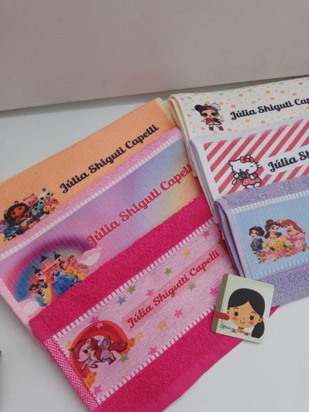 Toalhinha Lavabinho Personalizada