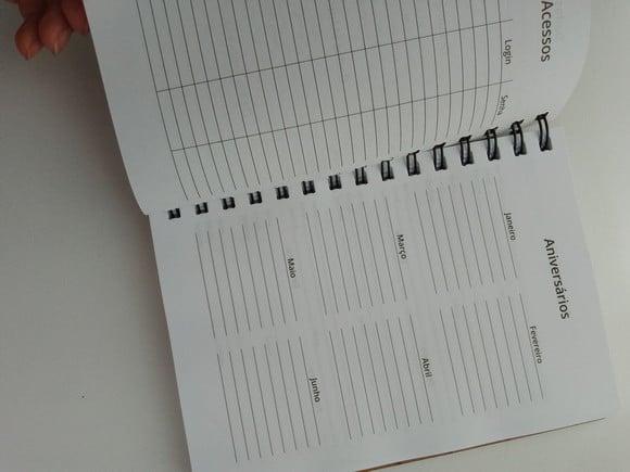 Agenda com Capa em mdf Personalizada