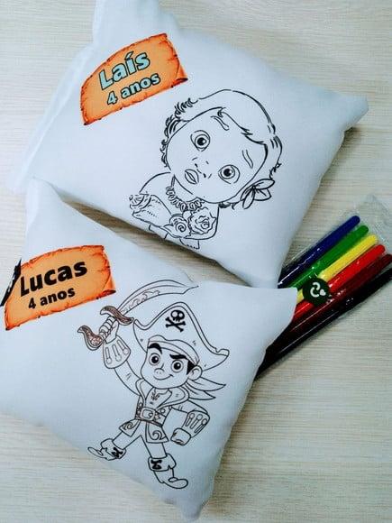 Almofada Pinte e Lave (frente e Verso) 15 x 20