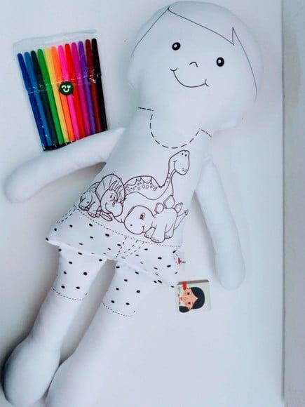Boneco para Colorir