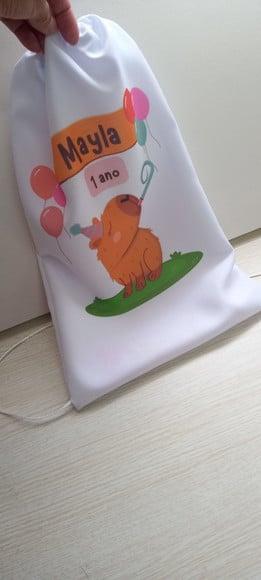 Mochilinha Personalizada em Tecido