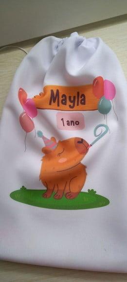 Mochilinha Personalizada em Tecido