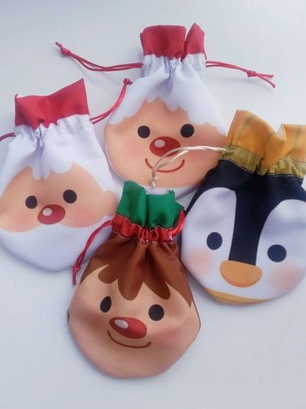 Saquinhos de Natal Redondinhos