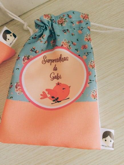 Saquinho em Tecido Personalizado