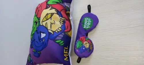 Almofada e Máscara para dormir