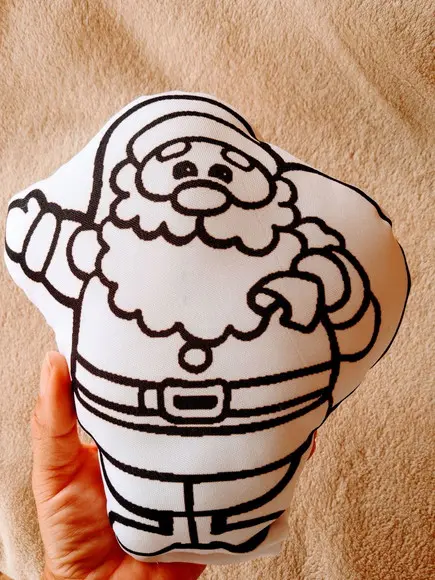 30 Almofadas Papai Noel para Colorir