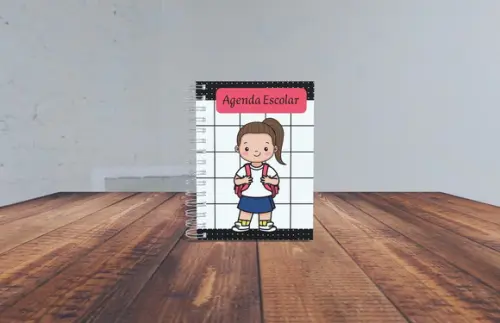 Agenda com Capa em mdf Personalizada