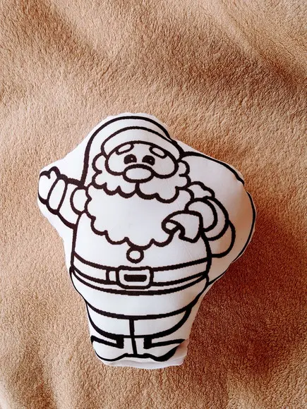 30 Almofadas Papai Noel para Colorir