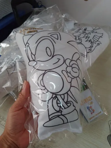 Almofada com Contorno + Canetinha