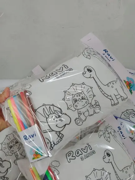 Almofada Pinte e Lave 30x20 (com Canetinha)