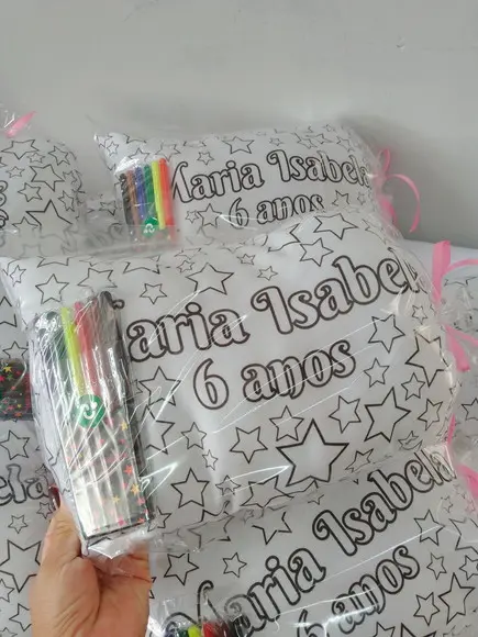 Almofada Pinte e Lave 30x20 (com Canetinha)