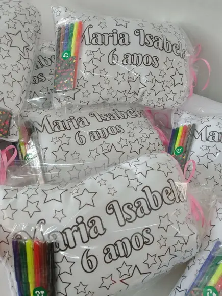 Almofada Pinte e Lave 30x20 (com Canetinha)