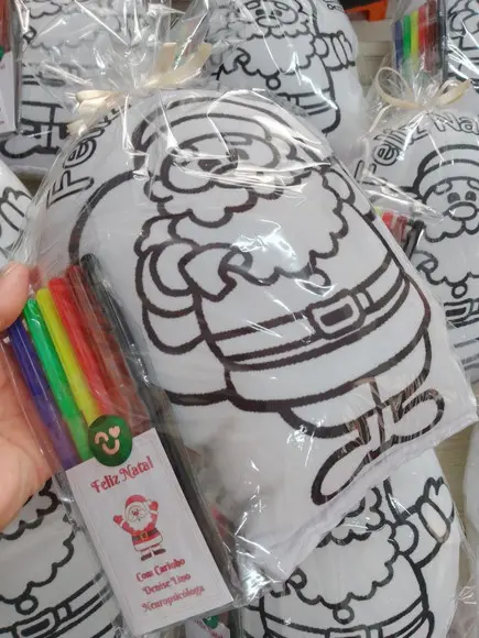 Almofadapapai Noel + Canetinha