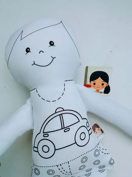 Boneco para Colorir