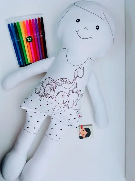 Boneco para Colorir