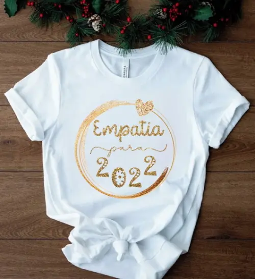 Camiseta Feliz Ano Novo 2022