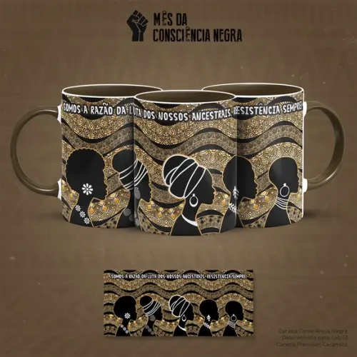 Caneca Consciência Negra