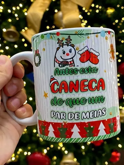 Caneca de Natal Personalizada