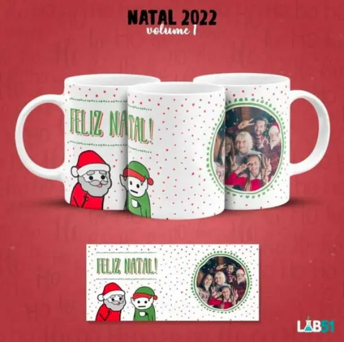 Caneca de Natal Personalizada