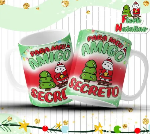 Caneca de Natal Personalizada