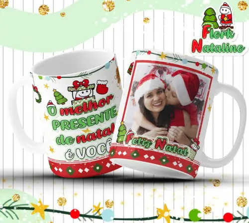 Caneca de Natal Personalizada