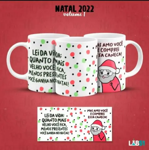 Caneca de Natal Personalizada