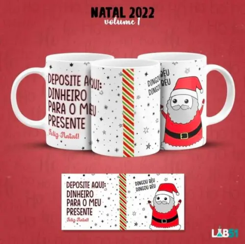 Caneca de Natal Personalizada