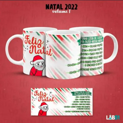 Caneca de Natal Personalizada
