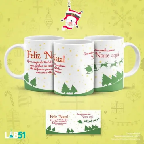 Caneca de Natal Personalizada