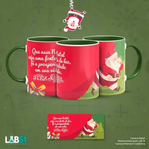 Caneca de Natal Personalizada