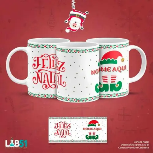 Caneca de Natal Personalizada