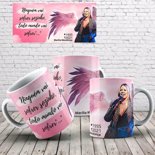 Caneca Marília Mendonça