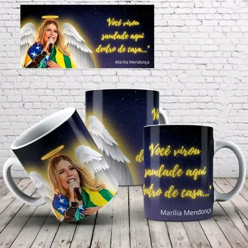 Caneca Marília Mendonça