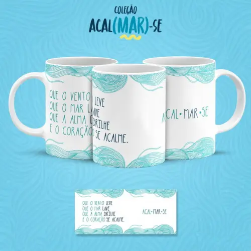 Caneca personalizada com frase